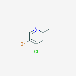 Structure of 5-Bromo-4-chloro-2-picoline