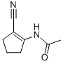 1-乙酰氨基-2-氰基-1-环戊烯结构式
