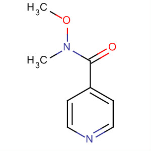 Structure of 4-Pyridinecarboxamide, N-methoxy-N-methyl-