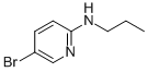 5-BROMO-2-PROPYLAMINOPYRIDINE结构式