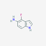 Structure of 4-fluoro-1h-indol-5-amine