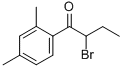 Structure of 2-bromo-2-4-dimethylbutyrophenone