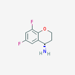 Structure of (4S)-6,8-difluoro-3,4-dihydro-2H-chroMen-4-aMine