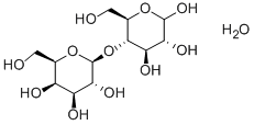 Structure of LACTOSE, MONOHYDRATE