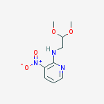 Structure of N-(2,2-DIMETHOXYETHYL)-3-NITROPYRIDIN-2-AMINE