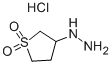 Structure of 3-HYDRAZINOTETRAHYDRO-1H-1L6-THIOPHENE-1,1-DIONE HYDROCHLORIDE