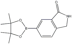 Structure of 6-(4,4,5,5-Tetramethyl-1,3,2-dioxaborolan-2-yl)isoindolin-1-one