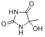 Structure of 5-HYDROXY-5-METHYLHYDANTOIN