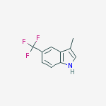 Structure of 3-methyl-5-(trifluoromethyl)-1h-indole