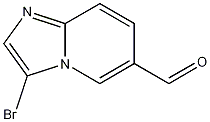 Structure of 3-bromoimidazo[1,2-a]pyridine-6-carbaldehyde