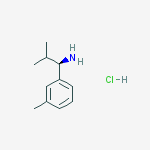 Structure of (1R)-2-METHYL-1-(3-METHYLPHENYL)PROPYLAMINE-HCL