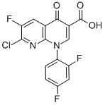 Structure of 1-(2,4-DIFLUOROPHENYL)-6-1LUORO-7-CHLONDE-4-OXO-1,4-DIHYDRO-1,8-NAPTHYRIDINE-3-CARBOXYLIC ACID[TOSUFLOXACIN PHARMACEUTICAL INTERMEDIATE]