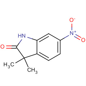 Structure of 2H-Indol-2-one, 1,3-dihydro-3,3-dimethyl-6-nitro-