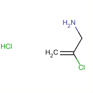 2-Propen-1-amine, 2-chloro-, hydrochloride结构式