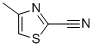Structure of 4-METHYLTHIAZOLE-2-CARBONITRILE  97