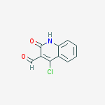 Structure of 4-chloro-2-oxo-1,2-dihydro-3-quinolinecarbaldehyde