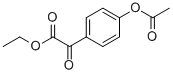 Structure of ETHYL 4-ACETOXYBENZOYLFORMATE
