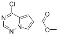 Structure of 4-Chloropyrrolo[2,1-f][1,2,4]triazine-6-carboxylic acid methyl ester