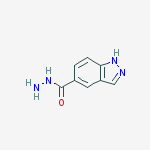 Structure of 1H-indazole-5-carbohydrazide