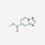 Structure of Methyl [1,2,4]triazolo[1,5-a]pyridine-7-carboxylate