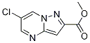 Structure of METHYL 6-CHLOROPYRAZOLO[1,5-A]PYRIMIDINE-2-CARBOXYLATE