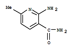 Structure of 3-Pyridinecarboxamide,2-amino-6-methyl-