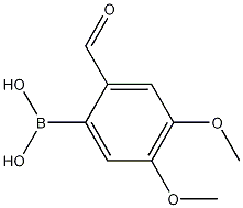 Chemical structure of 2-Formyl-4,5-dimethoxyphenylboronic acid