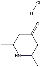 Structure of 2,6-DIMETHYLPIPERIDIN-4-ONE HYDROCHLORIDE
