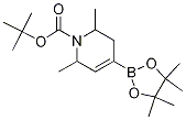 Structure of 2,6-Dimethyl-4-(4,4,5,5-tetramethy
l-[1,3,2]dioxaborolan-2-yl)-3,6
-dihydro-2H-pyridine-1-
carboxylicacid tert-butyl ester