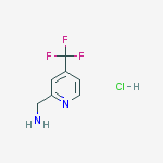 Structure of C-(4-TRIFLUOROMETHYL-PYRIDIN-2-YL)METHYLAMINE HYDROCHLORIDE