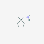 Structure of (1-methylcyclopentyl)methanamine