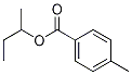 Structure of Benzoic acid, 4-Methyl-, 1-Methylpropyl ester