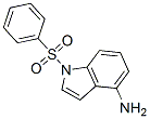 4-Amino-1-(phenylsulfonyl)-indole结构式