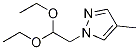 Structure of 1-(2,2-ethoxyethyl)-4-methyl-1H-pyrazole