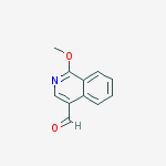 1-Methoxy-4-isoquinolinecarboxaldehyde结构式