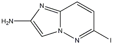 Structure of 6-iodoimidazo[1,2-b]pyridazin-2-amine