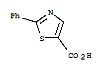 Structure of 2-Phenyl-1,3-thiazole-5-carboxylic acid