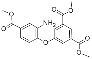 Structure of METHYL 4-[3,5-BIS(METHOXYCARBONYL)PHENOXY]-3-AMINOBENZOATE