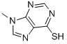 Structure of 6H-Purine-6-thione, 1,9-dihydro-9-methyl-