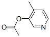 3-Acetoxy-4-methylpyridine结构式