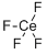 Structure of CERIUM(IV) FLUORIDE