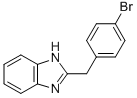 Structure of 2-(4-BROMOBENZYL)-1H-BENZIMIDAZOLE