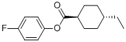 Structure of TRANS-4-FLUOROPHENYL 4-ETHYLCYCLOHEXANECARBOXYLATE