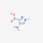 Structure of 4-Amino-1-methyl-1H-pyrazole-3-carboxylic acid