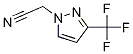 2-(3-(trifluoromethyl)-1H-pyrazol-1-yl)acetonitrile结构式