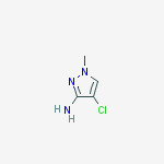 Structure of 4-chloro-1-methylpyrazol-3-amine