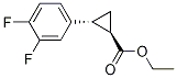 Structure of (1R,2R)-Ethyl2-(3,4-difluorophenyl)cyclopropane carboxylate