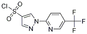 Structure of 1-(5-TrifluoroMethyl-2-pyridyl)-1H-pyrazole-4-sulfonyl chloride, 95%