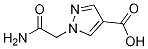Structure of 1-(carbamoylmethyl)-1H-pyrazole-4-carboxylic acid