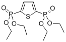 Structure of 2,5-BIS(DIETHOXYPHOSPHORYL)THIOPHENE